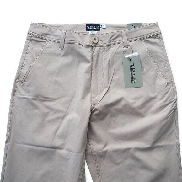 Local Boy Outfitters Commuter Lightweight Pants Khaki L1600009 Men's 34 x 31.5 - Picture 7 of 10